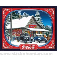 Springbok Puzzles Coca Cola Holiday Tidings 1500 Piece Jigsaw Puzzle Large 28.75 inches by 36 inches Puzzle Made in USA Unique Cut Interlocking Pieces  B07FCVVH4F